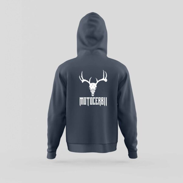 Hanorac Motocerbii - Navy - Spate