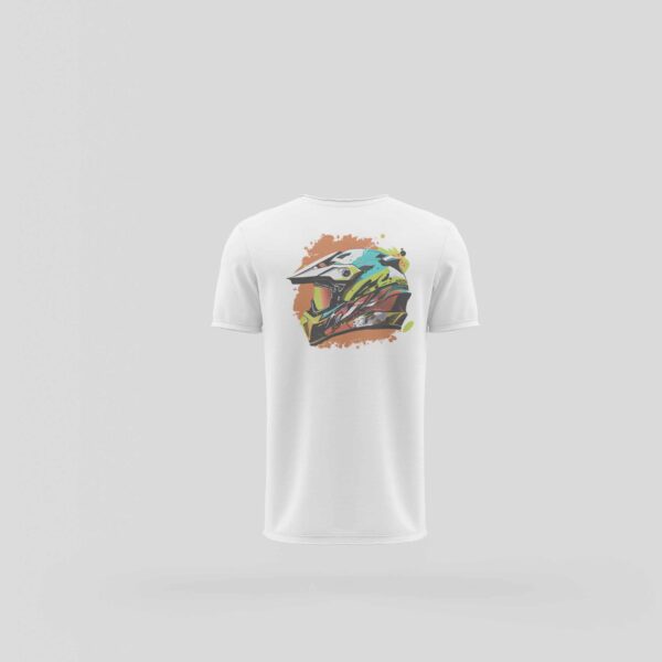 Tricou Cascheta Naravasa - Alb - Spate