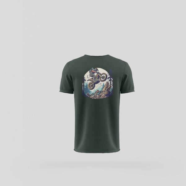 Tricou Zbor Deasupra Unui Cuib De Butuci - Verde - Spate
