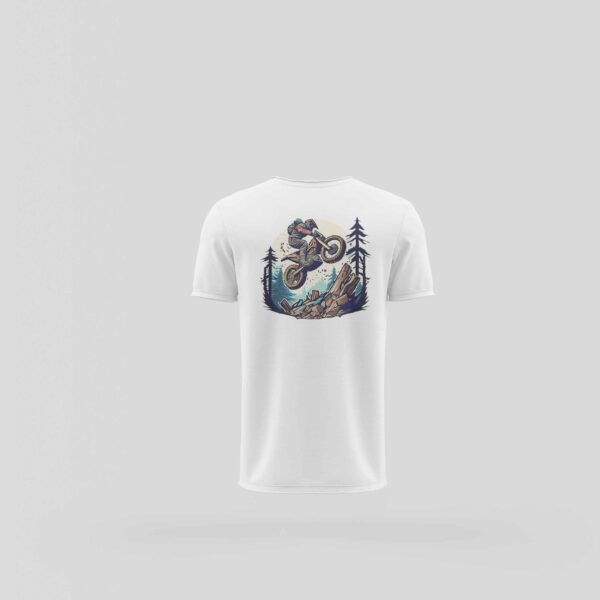 Tricou Zbor Deasupra Unui Cuib De Butuci - Alb - Spate