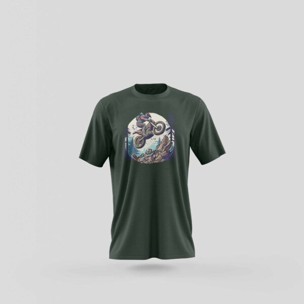 Tricou Zbor Deasupra Unui Cuib De Butuci - Verde - Fata