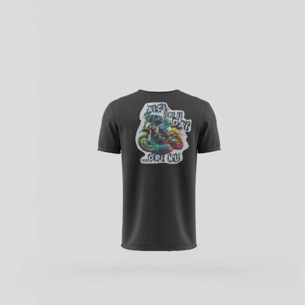 Tricou Aici ori ii dai...ori nu - Negru - Spate