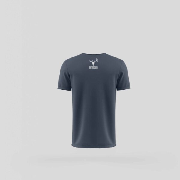 Tricou Logo Motocerbii Mic - Navy - Spate