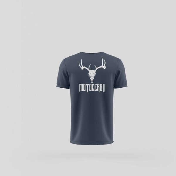 Tricou Motocerbii - Navy - Spate