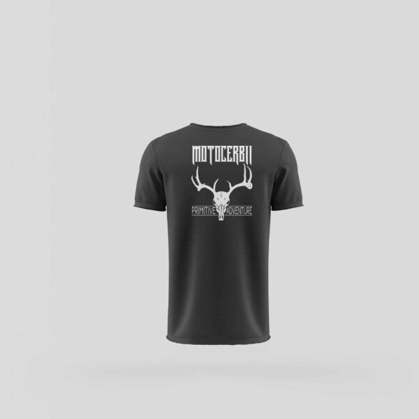 Tricou Motocerb Aventurier - Negru - Spate