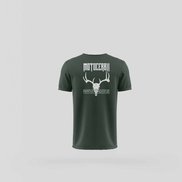 Tricou Motocerb Aventurier - Verde - Spate