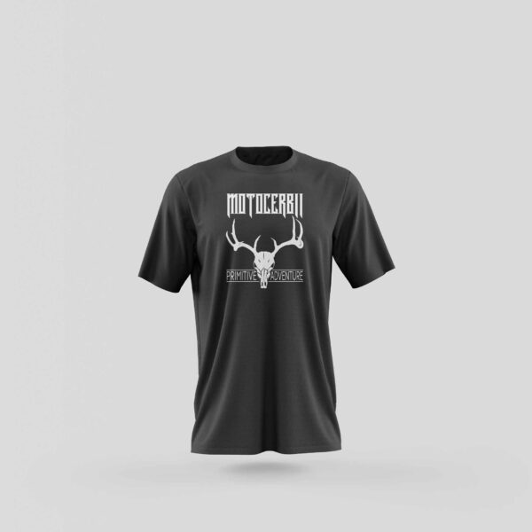 Tricou Motocerb Aventurier - Negru - Fata