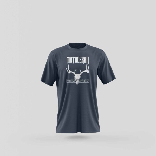 Tricou Motocerb Aventurier - Navy - Fata