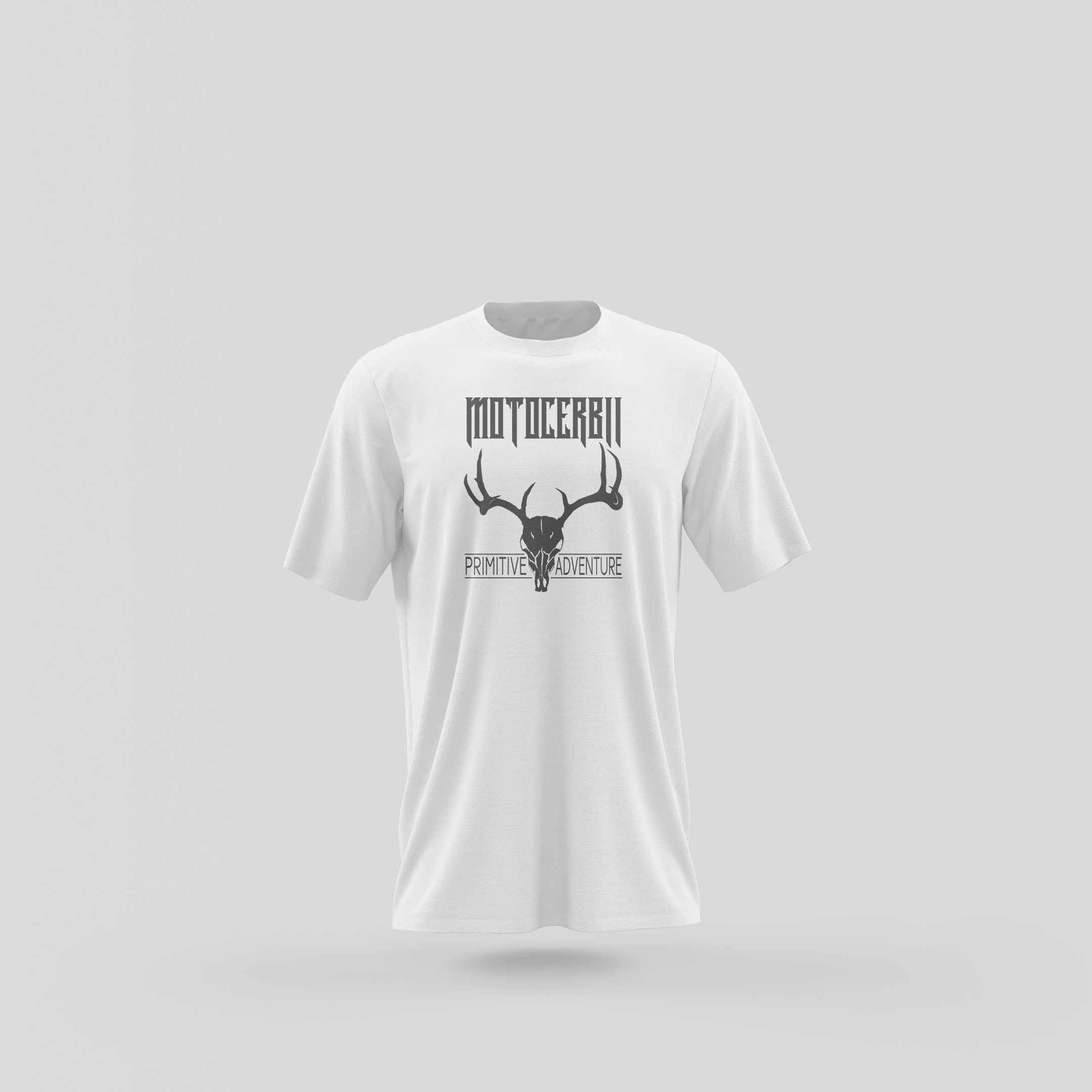 Tricou Motocerb Aventurier - Alb - Fata